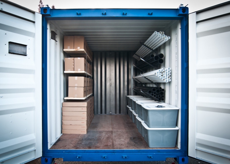 The Benefits of Adding Shelving to Your Cargo Container